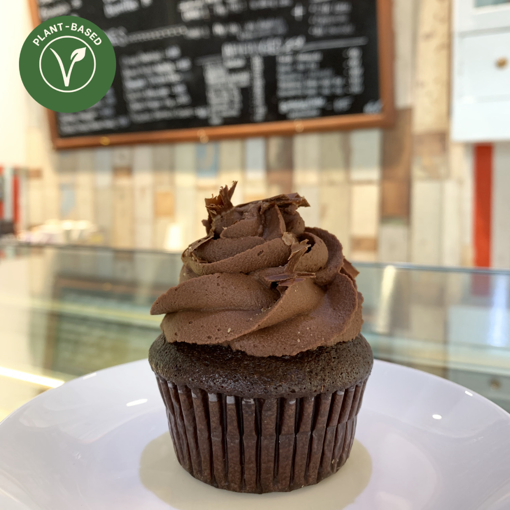 Plant-Based Chocolate with Vegan Chocolate Buttercream Frosting [VE]