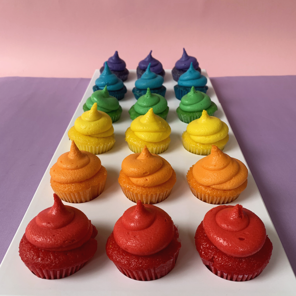 Rainbow Cupcake Minis