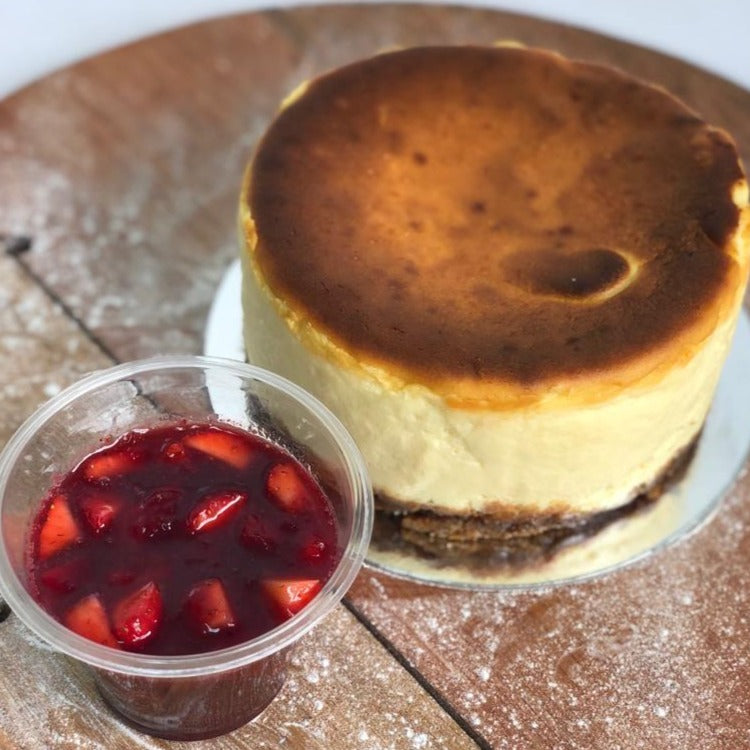 Cloud Cheesecake with Mixed Berries