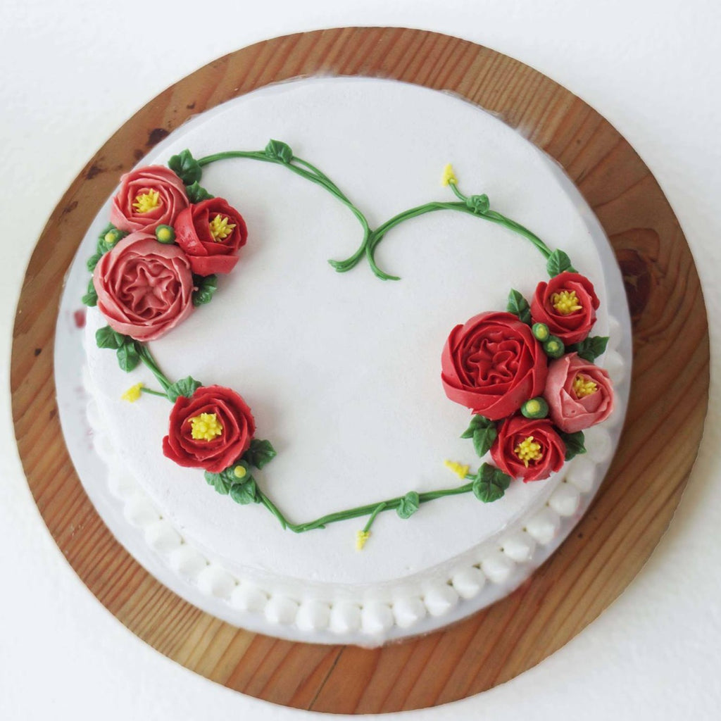 Floral Chiffon Marshmallow Cake